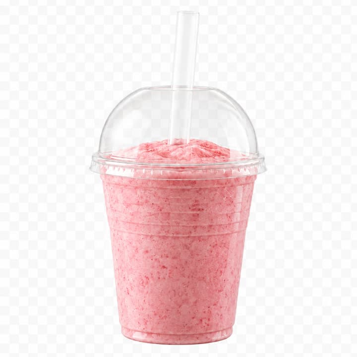 Vegan Frappe (Strawberry & Soy Milk) | Vegan Churros ~G'DAY~, vegan churros shop in Asakusa, Tokyo